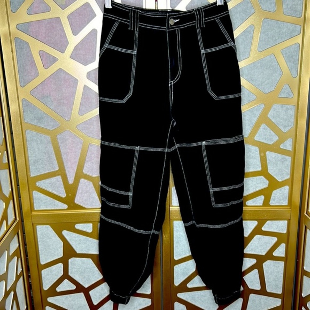 Stitch Trim Jeans/Pants‎